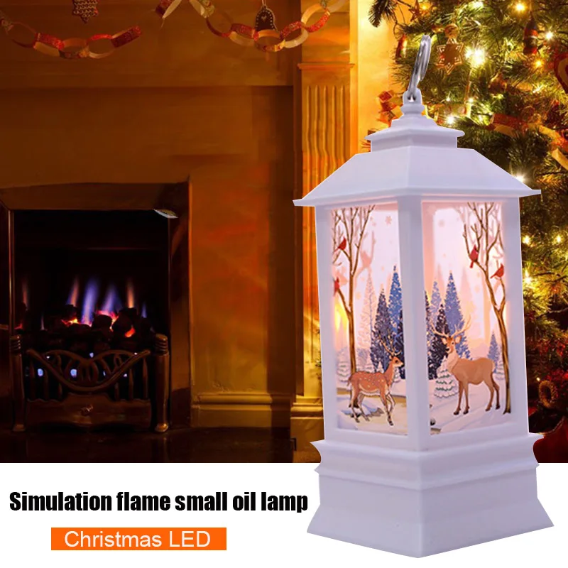 Decoratiuni de craciun Lanterne LED Lumânare Acasă Ceai aprind Lumanari Ornament de Craciun Decor SAL99