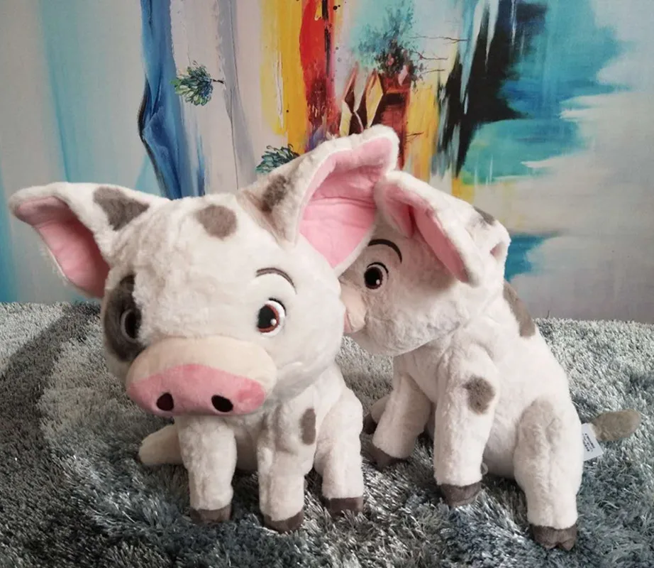 Disney, Moana Maui Heihei Porc Pua Moi Umplute Jucărie de Pluș, Păpuși 35cm Minunat Cadourile de Crăciun pentru Copii