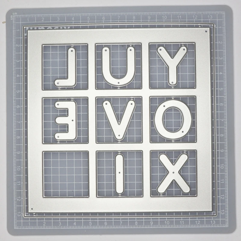 OXO Fundal Pătrat jucărie Bord de Tăiere de Metal Moare scrisoare Pentru DIY Scrapbooking Card de Ambarcațiuni Decorative Noi