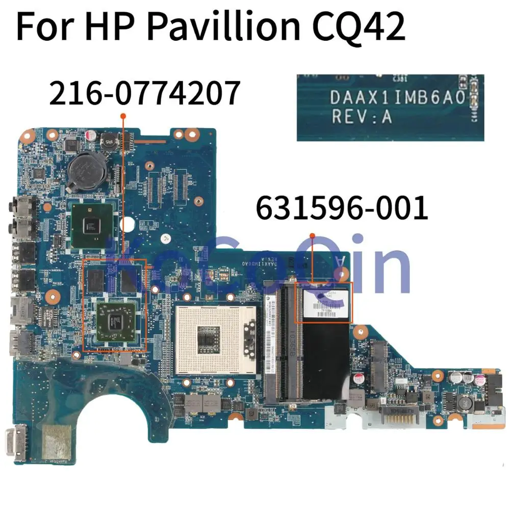 631596-001 615580-001 608824-001 Laptop placa de baza Pentru HP CQ42 CQ62 G42 G62 Placa de baza DAAX1IMB6A0 DAOAX1MB6F0 DA0AX1MB6H1