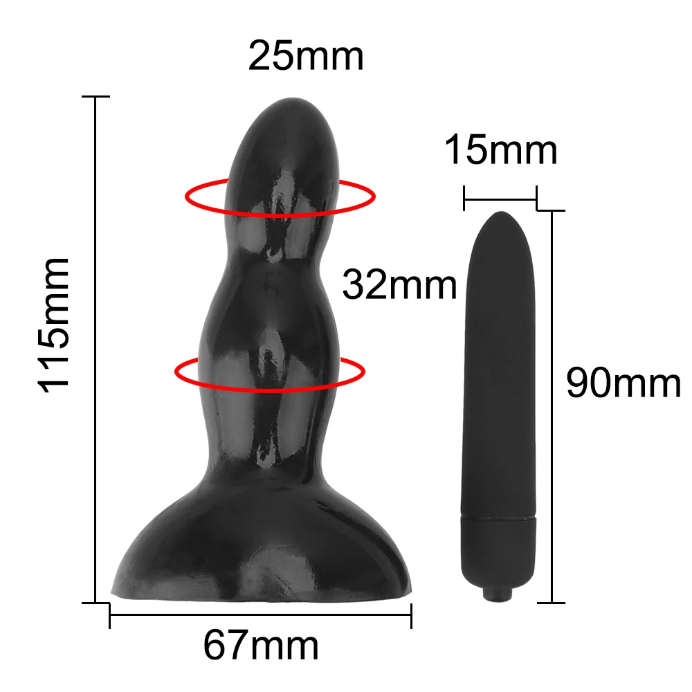 IKOKY Anale, Vibratoare Jucarii Sexuale pentru Femei 10 Modul Stimulator Clitoris Cu Glont Vibrator Sex Produs de Prostata pentru Masaj
