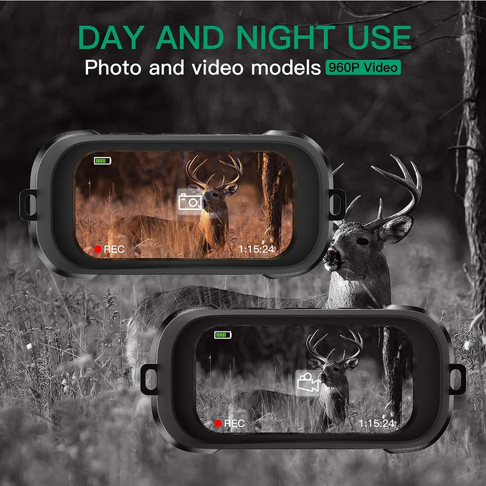 NV400DB HD Digital Viziune de Noapte Binoclu cu Ecran LCD de Infraroșu (IR) Camera Foto Video de la 300m de Vânătoare de Noapte Ochelari de protecție