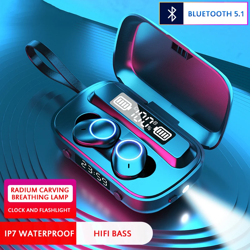 Noi A13 TWS Respirație Ușoară Atingere Wireless Bluetooth 5.1 Căști În Ureche Stereo Sport Căști de Reducere a Zgomotului Auriculares