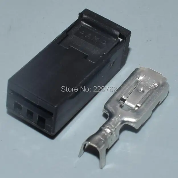 Shhworldsea 2/5/10/30/100 1 pin 6.3 mm electrice auto carcasa din plastic plug cablaj conector de cablu 1900-1003 conector auto plug