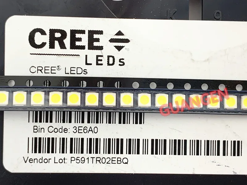 500pcs Original PENTRU CREE LED 3030 6V 2W 2-CHIP margele Lampa 150-187LM TV LCD Backlight LED de Mare Putere 6V alb rece PT30Z92 V0
