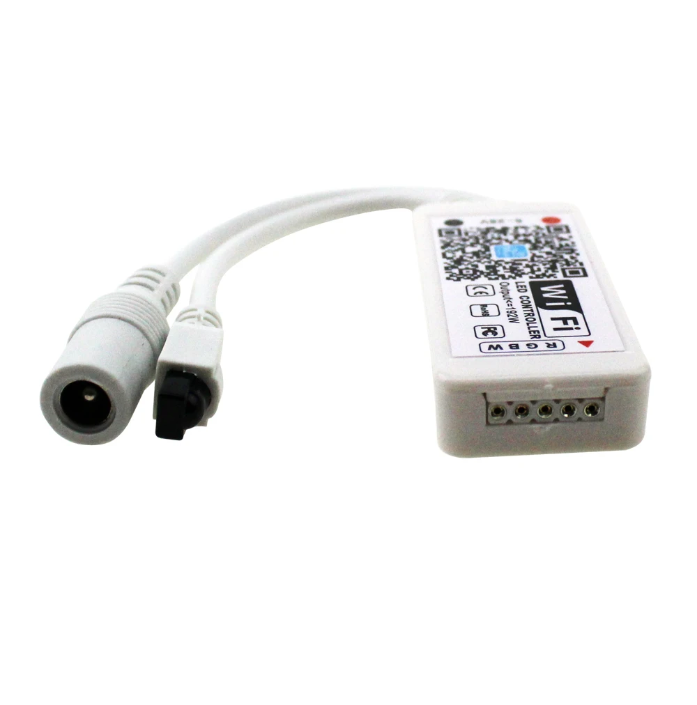 Wifi inteligent Muzica RGB / RGBW / RGBWW Controler cu LED-uri Mini DC12V IR 24Key Control de la Distanță Pentru 5050 2835 3528 LED Strip Lumini