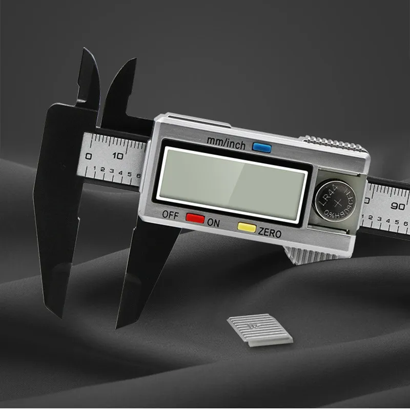 Digital Șubler cu Vernier 0-150mm 6 inch Electronice Fibra de Carbon Conducător cu tv LCD cu canale din Plastic Gauge Micrometru Instrument de Măsurare