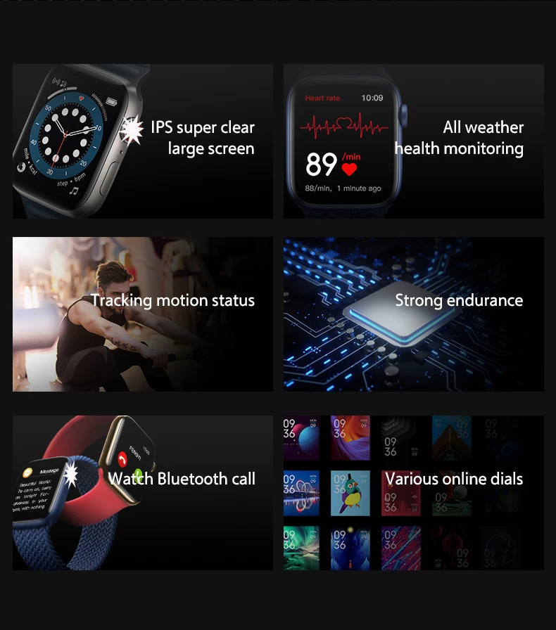 T500+ Smartwatch Femei Bărbați Bluetooth Sun Tracker de Fitness Impermeabil Rata de Inima tensiunea de Sport pentru Android, IOS, Telefon