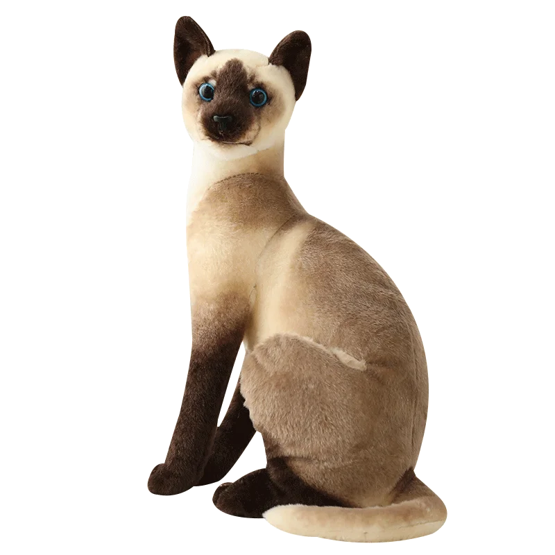 Noi de 20 de 45cm de Pluș Drăguț Pisica Papusa Moale Umplute de Animale de Pluș Simulare Cat Jucării pentru Copii Desene animate pentru Copii Fete Copii Cadou de Ziua de nastere
