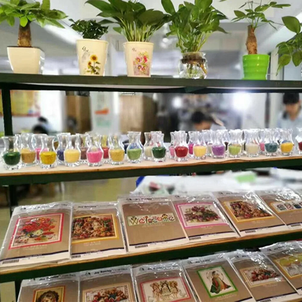 Iubire veșnică Umbre De Flori Chineză goblen Kit de Bumbac Ecologic Ștampilată Tipărite 11 14CT DIY Decorare de Craciun