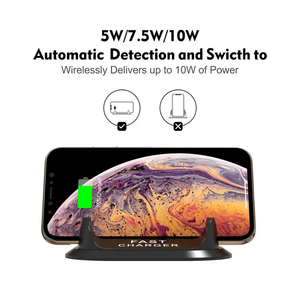 HUD Masina Încărcător Wireless stand 10W Rapidă pentru iPhone 11 XR Pro XS Huawei Samsung xiaomi opus Qi de Încărcare de Telefon de bord Titular