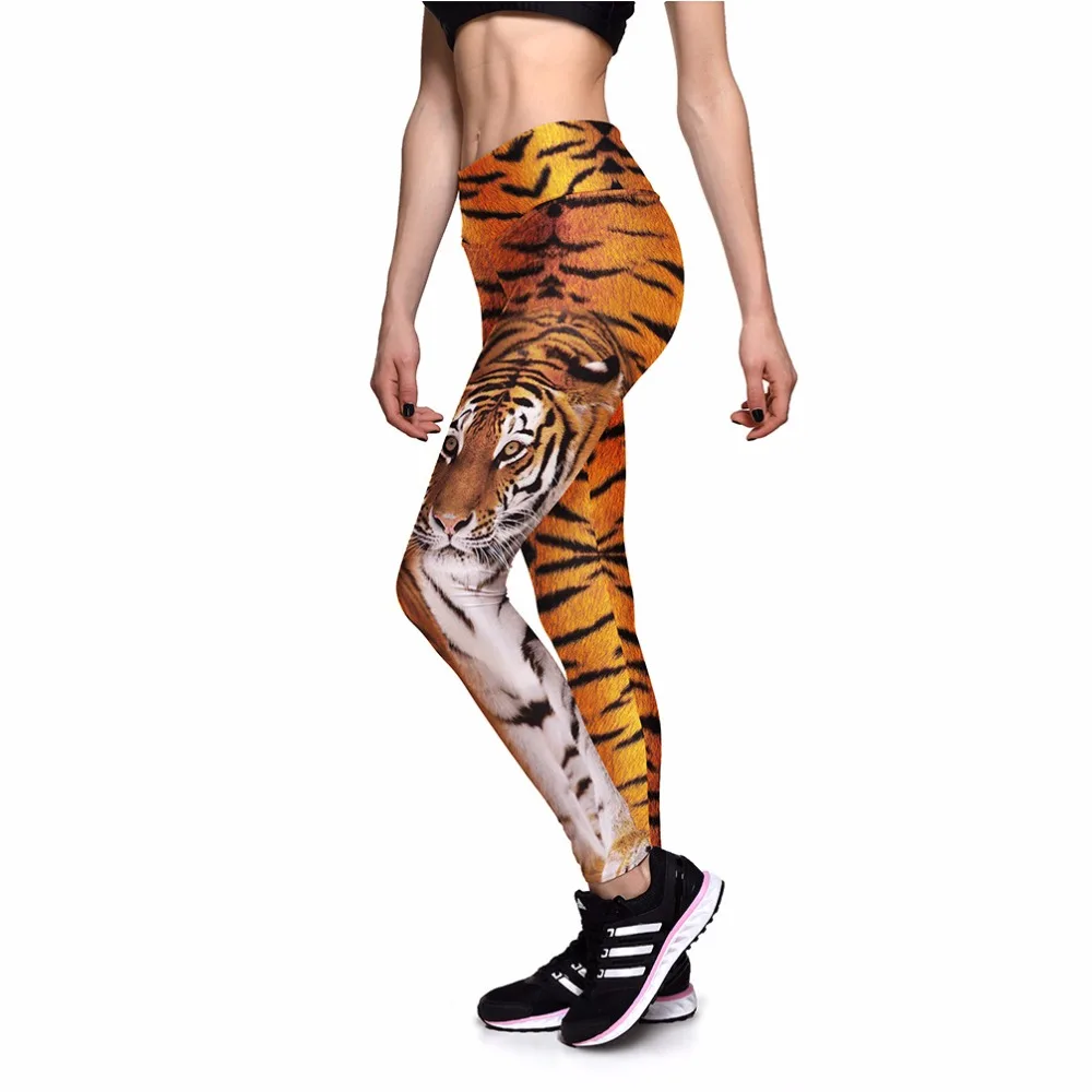 Jambiere de Moda Jegging Forest King Tiger Înaltă Talie jambiere Femei Lucrător Sexy Creion Pantaloni