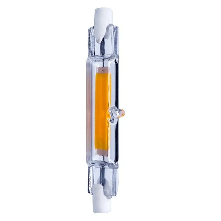 Led-uri de sticlă R7S bec lumina diimmable 5w 10w 78mm 118mm RX7S R7S led tub lumina J78 J118 lampă cu halogen AC220-240V