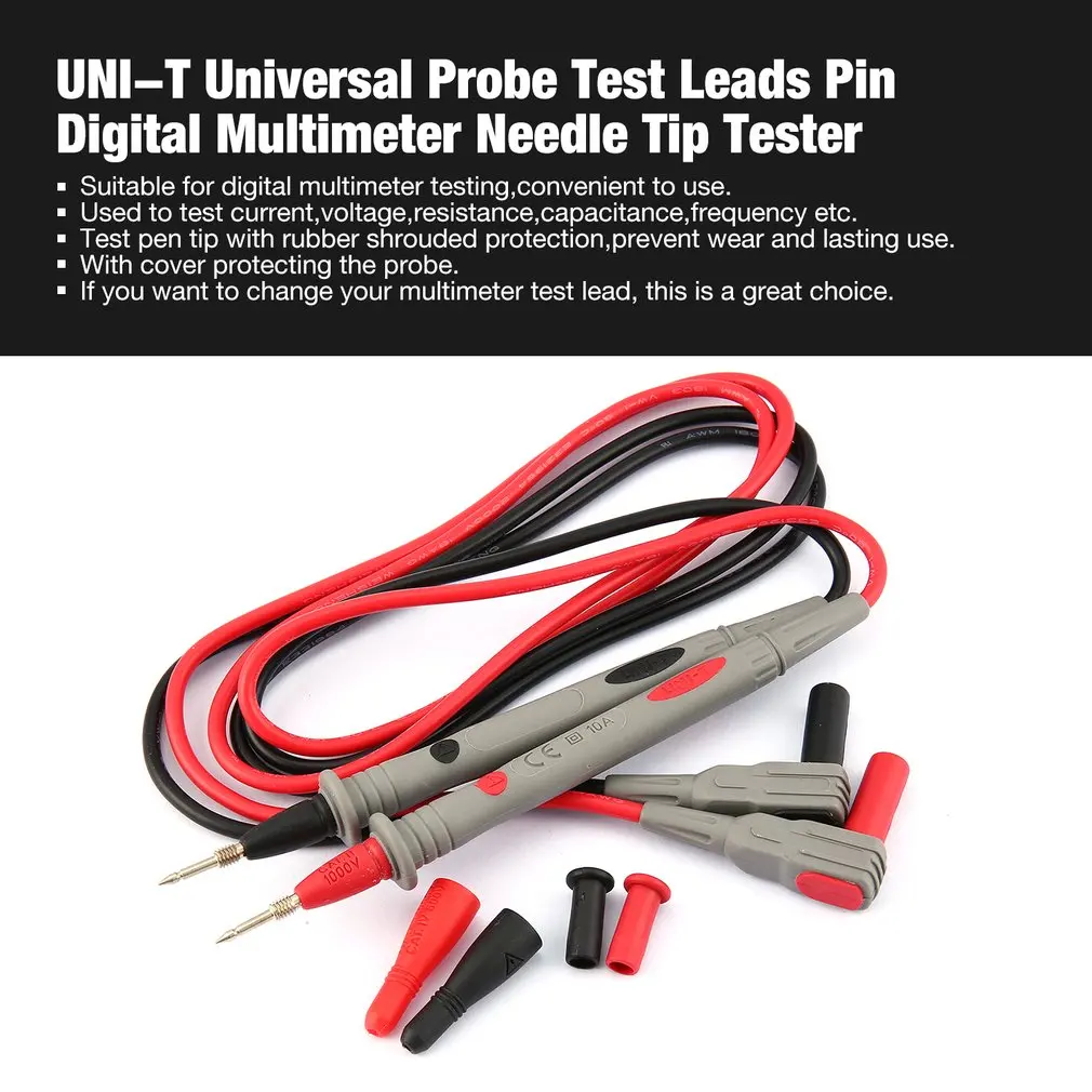 UT-L27 Multimetru Digital Universal cu Sonda de Testare Conduce de Cablu Pin Vârful Acului Multi Metru Tester Wire Test Pen 1000V CAT de Vânzare
