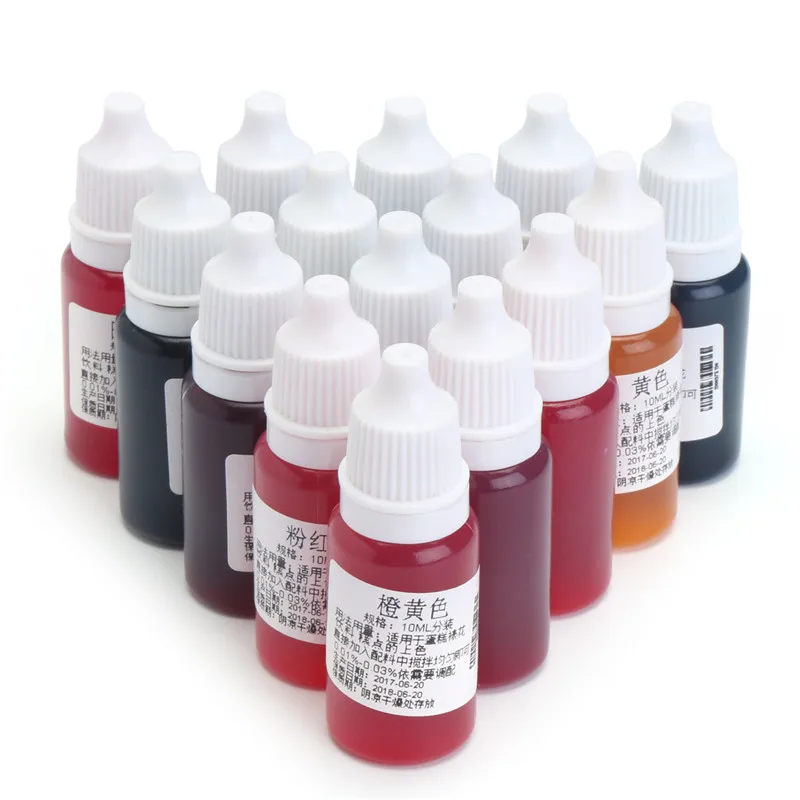 15buc/set 10mL 15 Culori Vopsea Epoxidică Rășină Pigment UV Rășină Colorant Colorant Colorant Rășină Pigment Manual DIY Meșteșug Supplie Set de Arta
