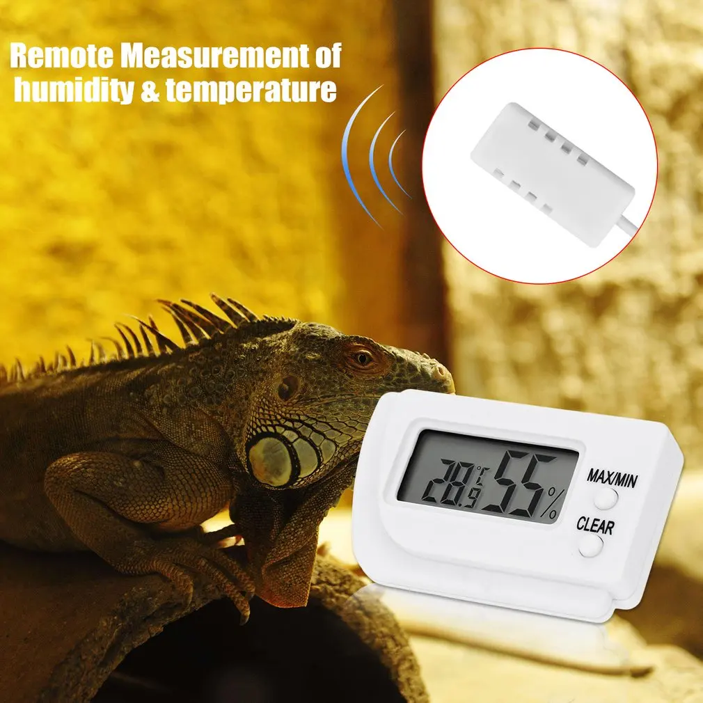 Mini LCD Digital Ou Incubator Termometru Higrometru Contoarelor de la Distanță de la Distanță de Măsurare de Umiditate Temperatura Flip Stand
