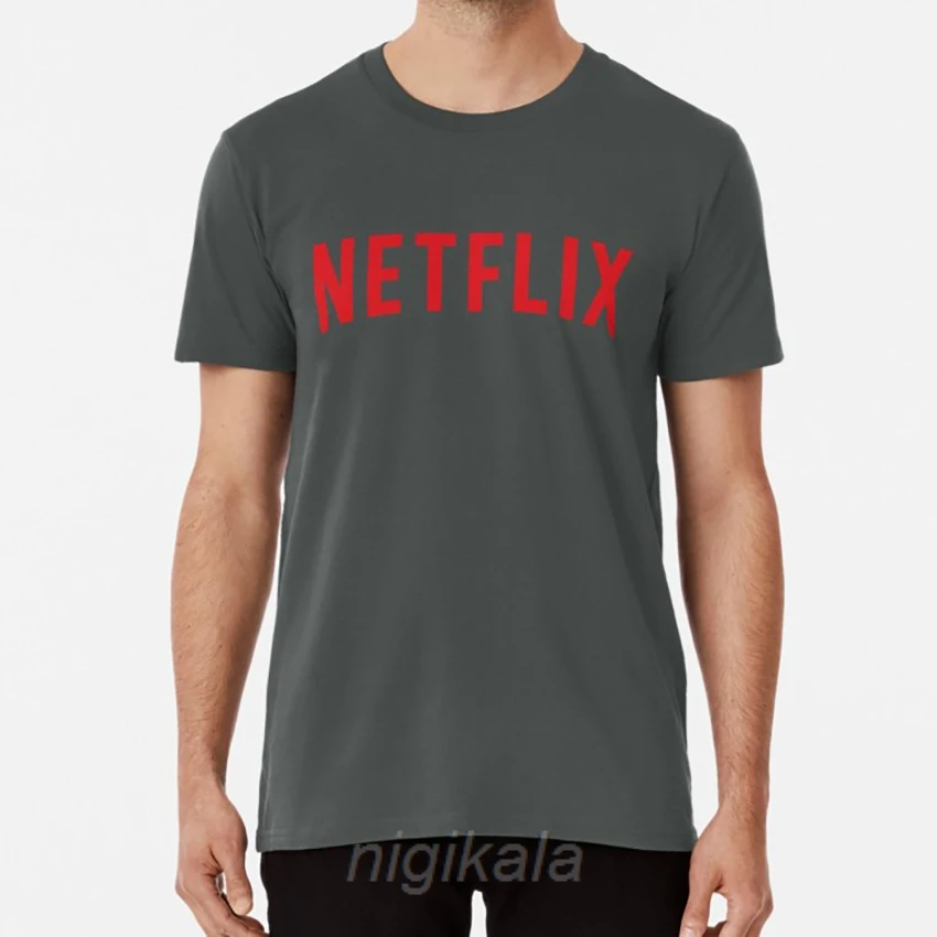 Roșu Netflix Logo-ul T shirt netflix chill santa dieta arestat de dezvoltare show tv