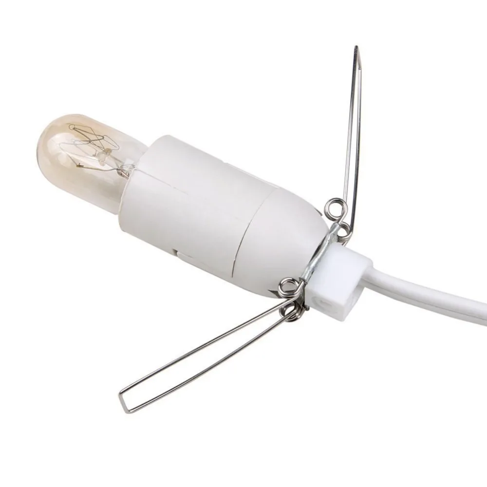 Lampa de sare Cablul UL Certificate Standard Plug-in Original Inlocuire Cablu Alb cu intrerupator cu Bec de 25w