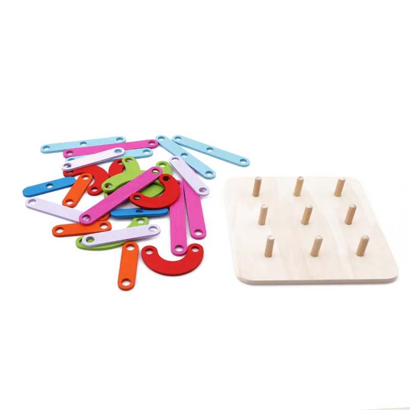 Formă Geometrică Digital Scrisoare De Jocuri De Puzzle De Lemn, Jucarii Pentru Copii Imaginația De Învățare Creative, Puzzle-Uri Populare De Jucărie