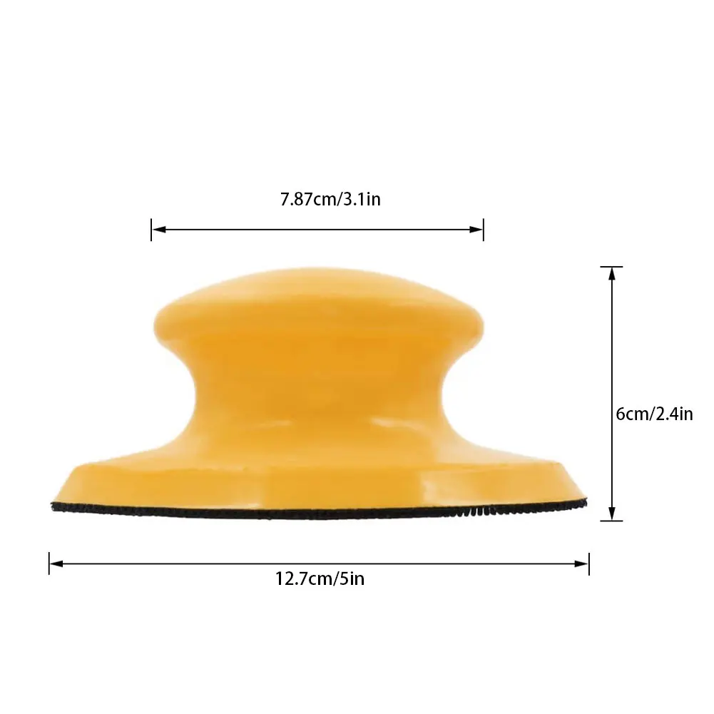 5 Inch Material De Înaltă Calitate De Mână Sablare Bloc Discului De Șmirghel Suport Tampon De Lustruire Mână De Slefuire Youool Bloc Rotund