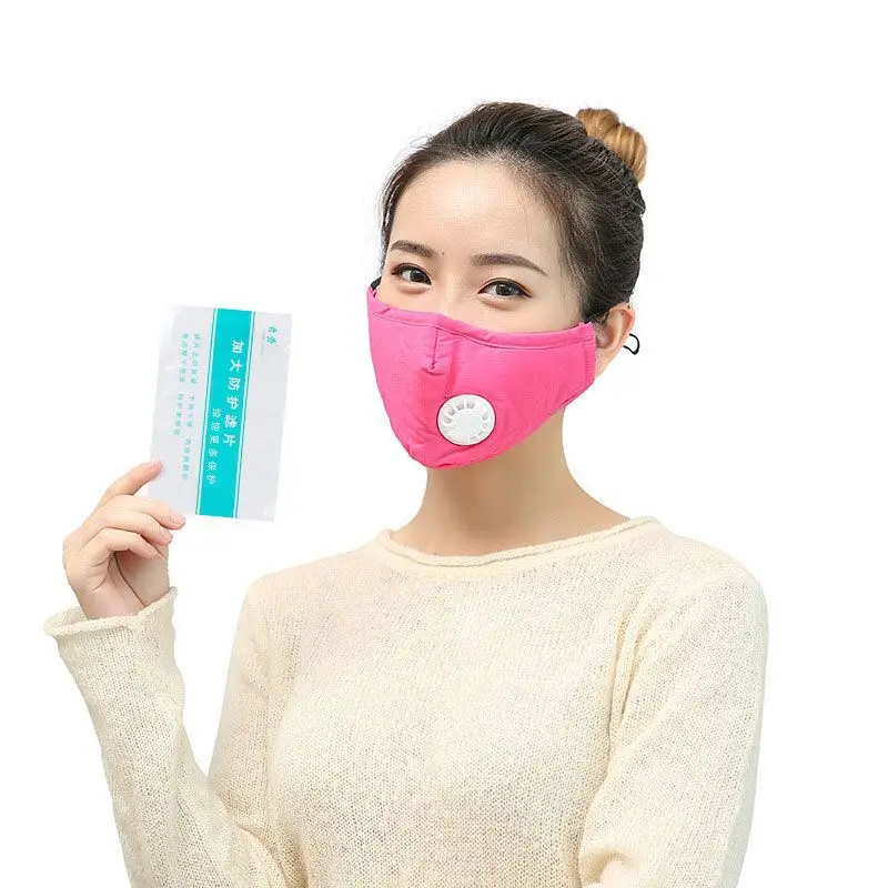 Anti-Poluare PM 2,5 Gura Masca Praf Respirat Lavabile Refolosibile Măști de Bumbac Unisex Gura Mufla pentru Alergie, Astm Călătorie