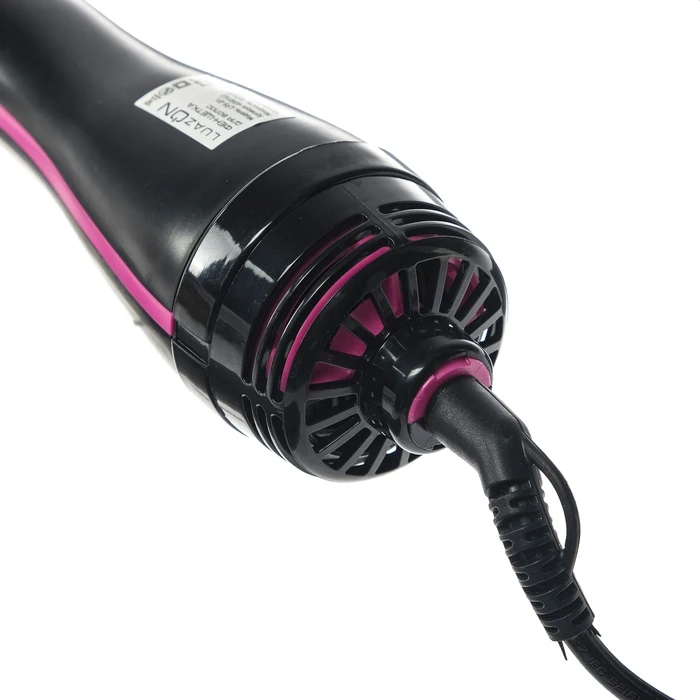 LuazON LFS-01 uscător de păr perie, 220 V, 1600 W, 3 moduri, negru-roz 4050162