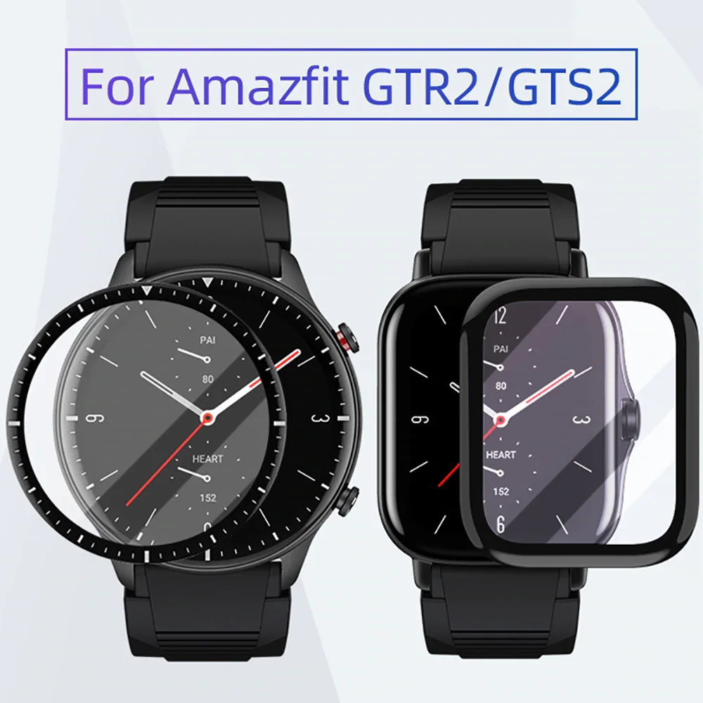 2 Pc-uri Ecran Protector Pentru Amazfit Pop GTS 2 GTR 2 GTS 2 mini Moale Film Complet Acoperi Clar Anti-Zero Ecran de Paza Scut