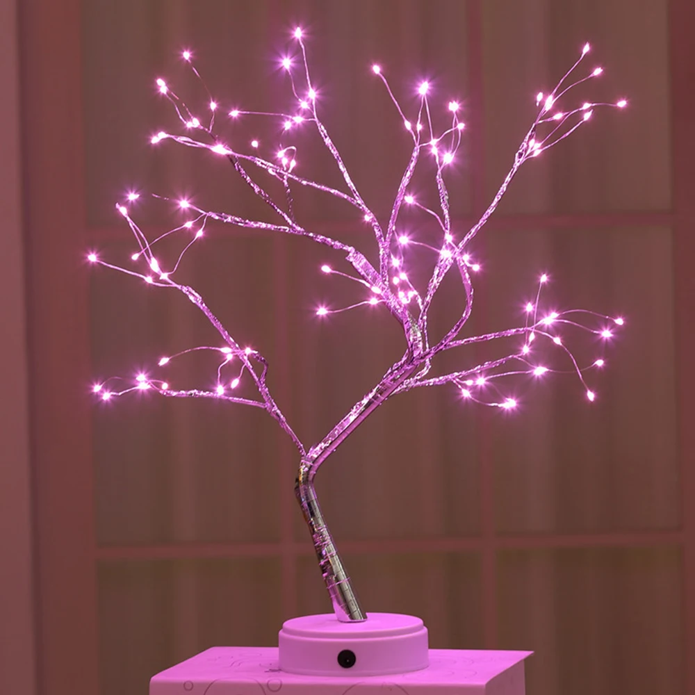 108 LED-uri USB Foc Copac de Lumină sârmă de Cupru Lămpi de Masă lumină de Noapte pentru Casa Interior Dormitor Petrecere de Nunta, Bar Decor de Crăciun