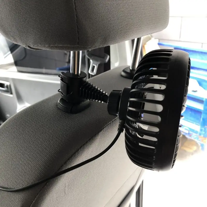 Universal 5 inch Mașina Înapoi a Scaunului Tetiera Trei trepte de 5V USB Ventilator Cu Întrerupător de Aer de Răcire Ventilator pentru Călătorie Acasă Camion Masina M5TB