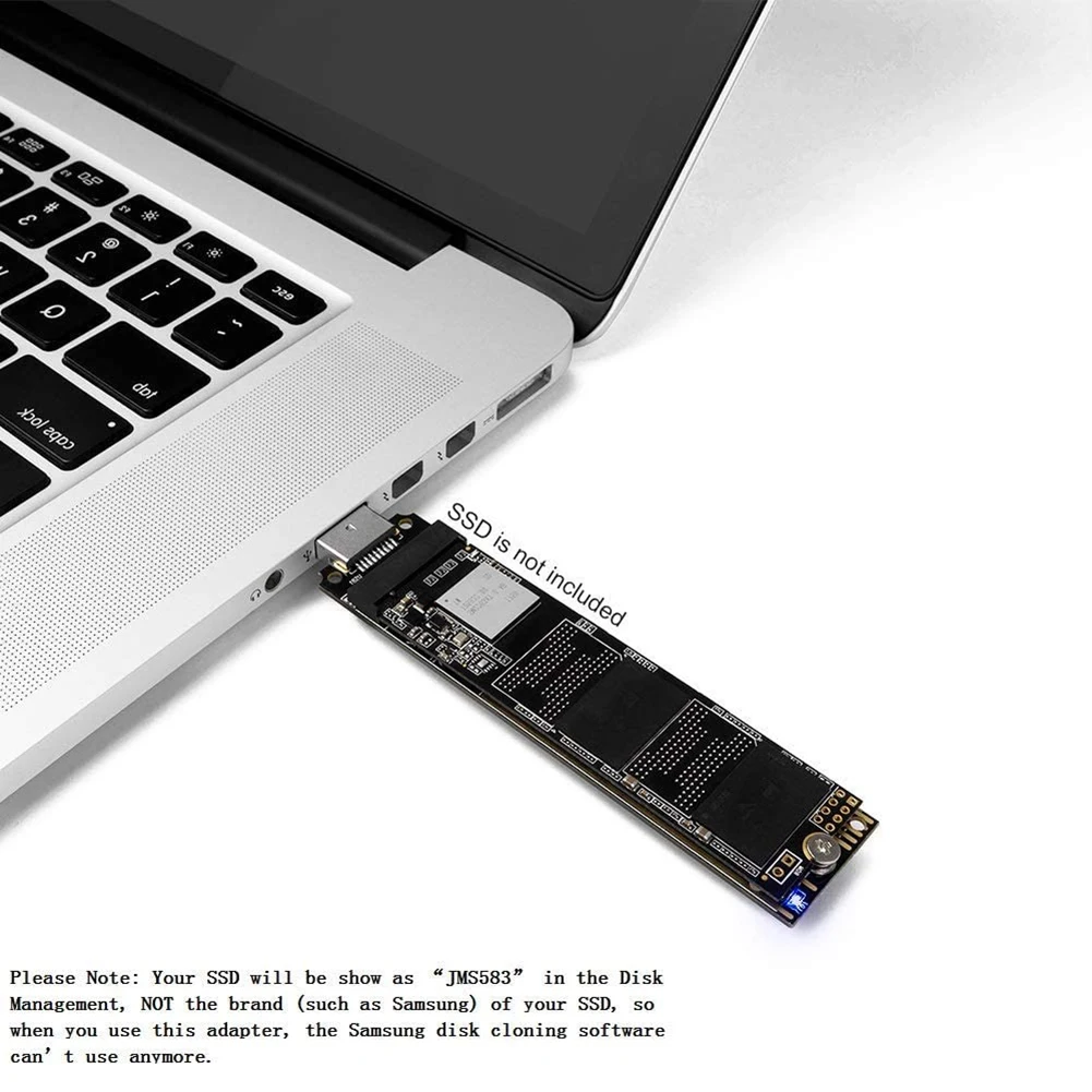 NVME la Adaptorul USB 3.0 Portable SSD M. 2 NVME pentru Carduri USB 10 Gbps PCIe 3x2 Link-ul pentru Samsung 970/960 EVO/PRO NVME SSD