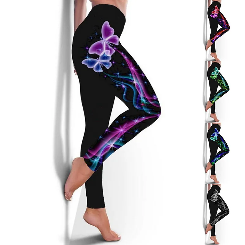 Imprimare 3D Plus Dimensiune Sexy Jeggings pentru Femei Jambiere de Fitness Antrenament sală de Gimnastică Leggins Mujer de Talie Mare care Rulează Pantaloni Skinny Dropshipping