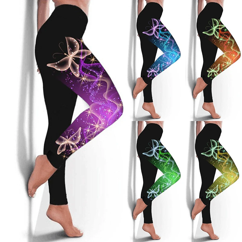 Imprimare 3D Plus Dimensiune Sexy Jeggings pentru Femei Jambiere de Fitness Antrenament sală de Gimnastică Leggins Mujer de Talie Mare care Rulează Pantaloni Skinny Dropshipping