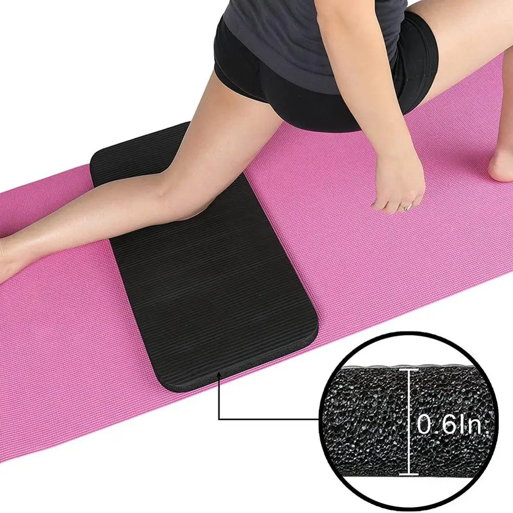 1,5 cm Gros Extra Yoga Genunchi Pad anti-alunecare Spuma Tampoane de Yoga, Fitness, Crossfit Pilat Mat Antrenament Sport Scândură Perna Echipament Sală de sport