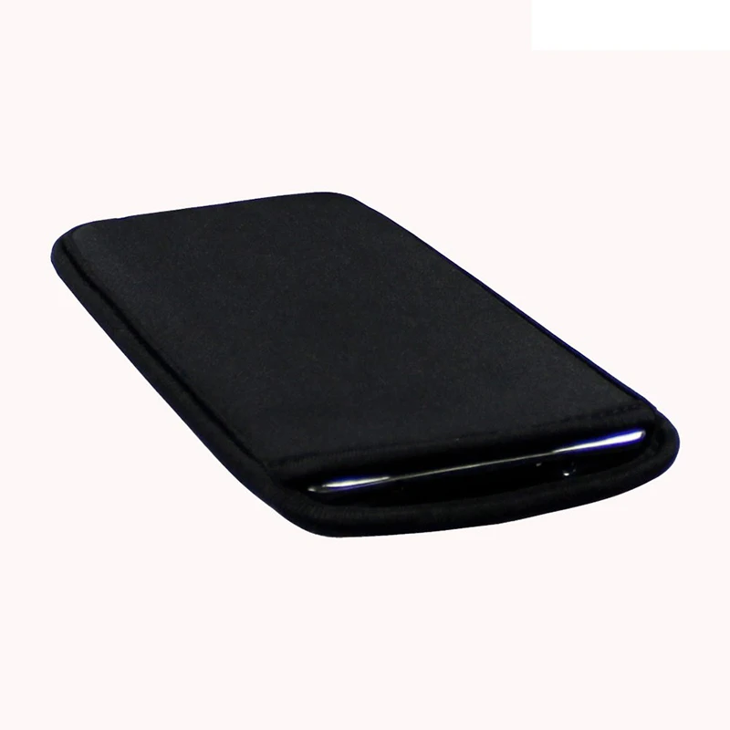 Pentru Xiaomi Redmi 7 Neopren Flexibil de Protecție Husă Neagră Pentru Xiaomi Redmi Nota 7 (Pro) Elastic la Maneci universal sac de Caz