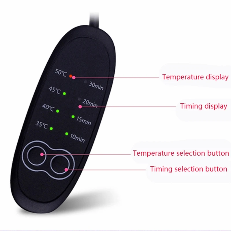 Mască pentru Ochi Patch-uri de Control al Temperaturii de Căldură Abur Bumbac Masca de Ochi Uscat Obosit Comprima USB Fierbinte Tampoane de Îngrijire a Ochilor Nou