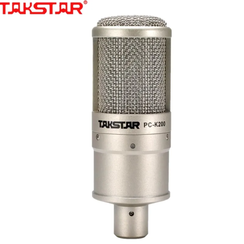 Takstar PC-K200 de sunet profesionale de studio de Înregistrare/difuzare/spectacol pe scenă Microfoane Condensator karaoke Mini Microfon