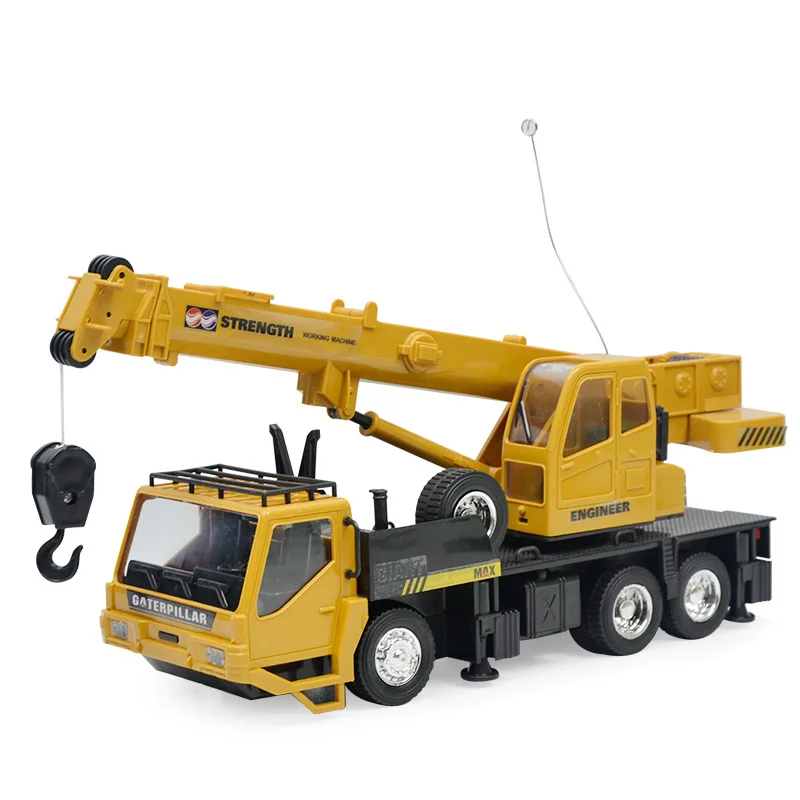 RC Camion de Construcții Macara Reîncărcabilă de Control de la Distanță de Ridicare Simulare în Inginerie Jucărie pentru Copii Model