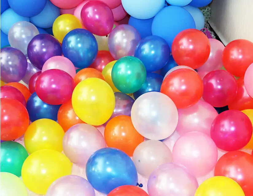 100buc 10 inchi Perla de Latex Colorate Îngroșarea Nunta Petrecere de Ziua Balon