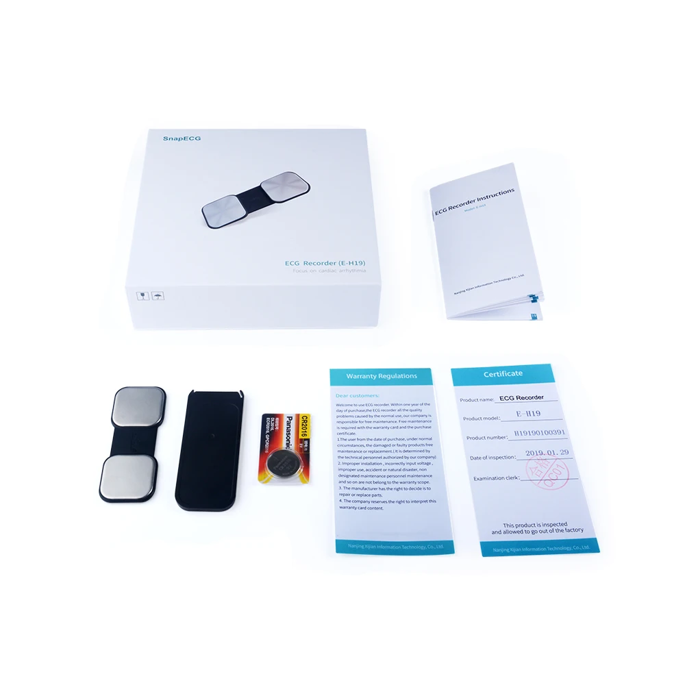 Monitor Portabil Curea de Piept Inima Bluetooth Sănătate Tracker Aplicație Gratuită Handheld Portabil 30 de ani de la 10HRecording