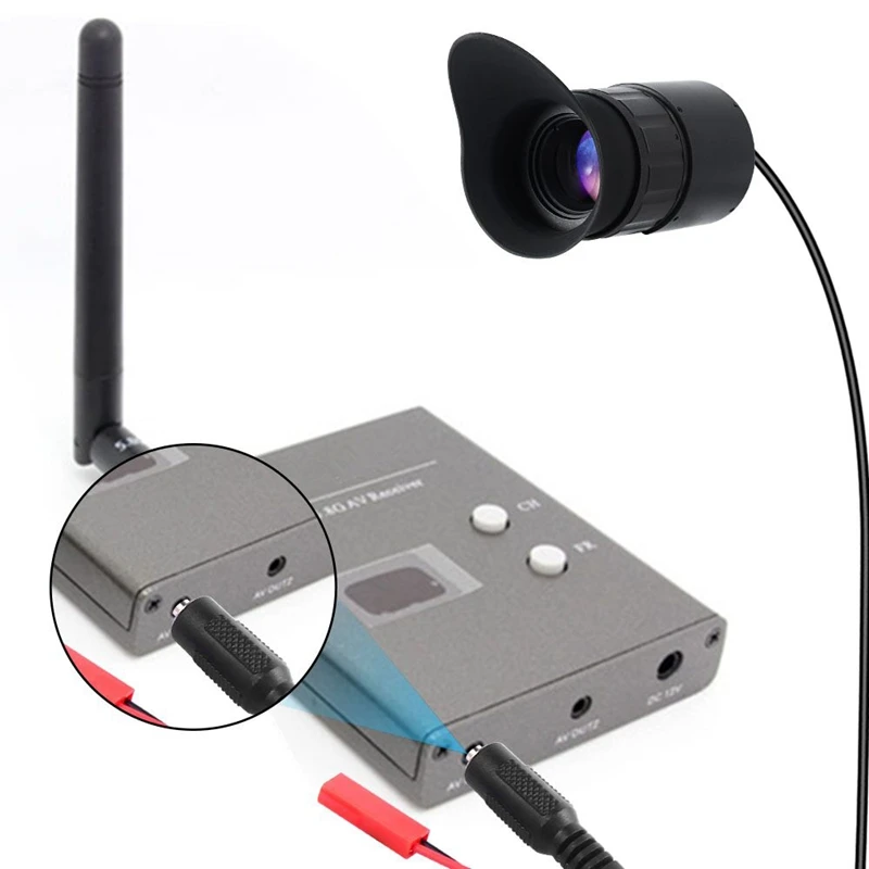 V780-B 0.5 inch 1024 x 768 OLED Displayer Obiectiv 21mm Oculare Capul Camerei Montabile pe Casca de Noapte Viziune DVR Camere Ocular Cam