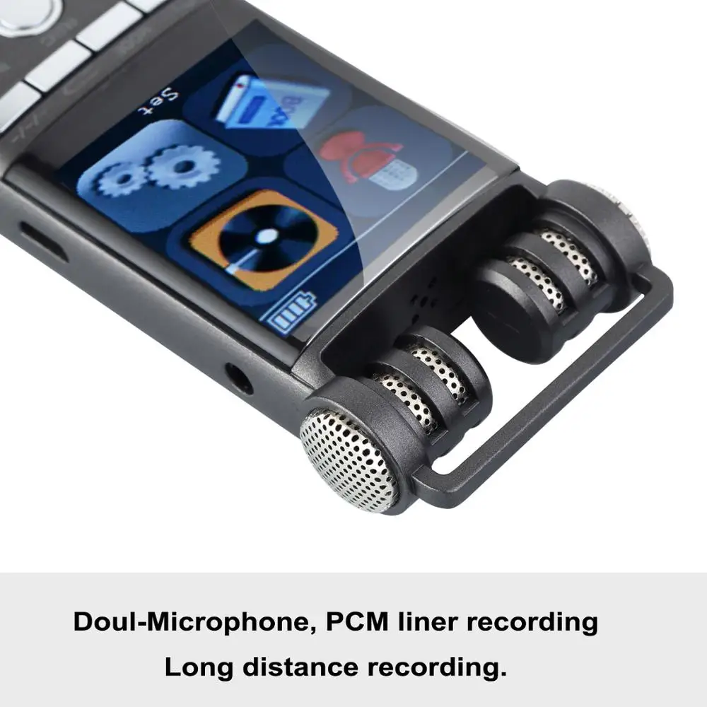 Profesionale Activat de Voce Digital Audio Recorder de Voce 8GB 16GB USB Pen Non-Stop 100hr Înregistrare PCM 1536Kbps Hifi MP3 Player