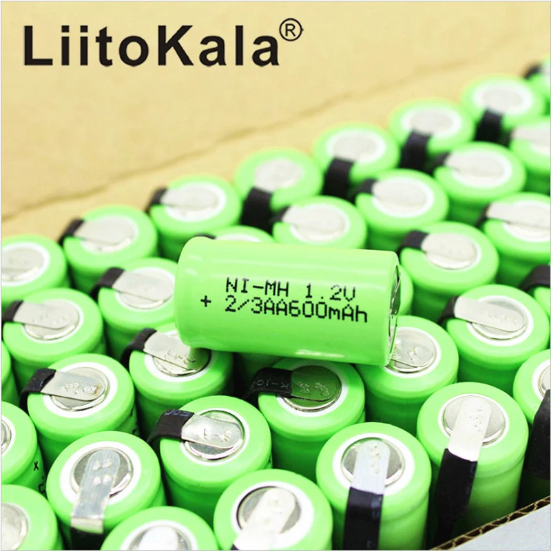 LiitoKala 2/3 AA Acumulator 600mAh Ni-Cd 1.2 V nicd Acumulator Baterii Albastru - mai mult , mai ieftin-