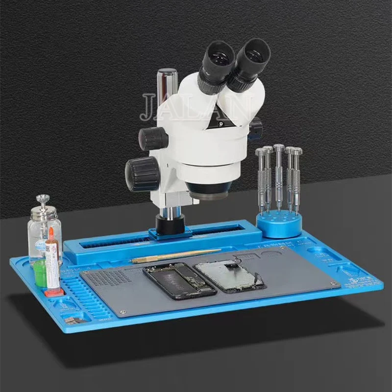 Universal Mat Aliaj de Aluminiu Pad Pentru Telefon Mobil PCB Bord Lipit de Reparare Microscop de Întreținere