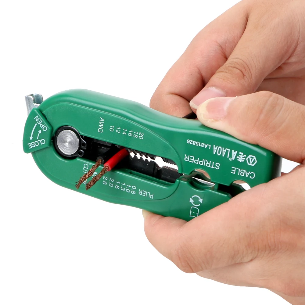 NICEYARD Multifuncțional Potrivite de 0,8-2,6 mm pentru Dezizolat Sârmă de Sertizare Instrument Unelte de Mana Portabil Tăietor de Sârmă Cablu Stripper