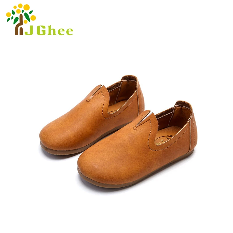 2021 Nou Toamna Fete Pantofi de Moda Soft Slip-on Pantofi pentru Copii Copii de Plat Unic de Pantofi Bomboane de Culoare Mocasini UE 26-30 Fată Pantofi