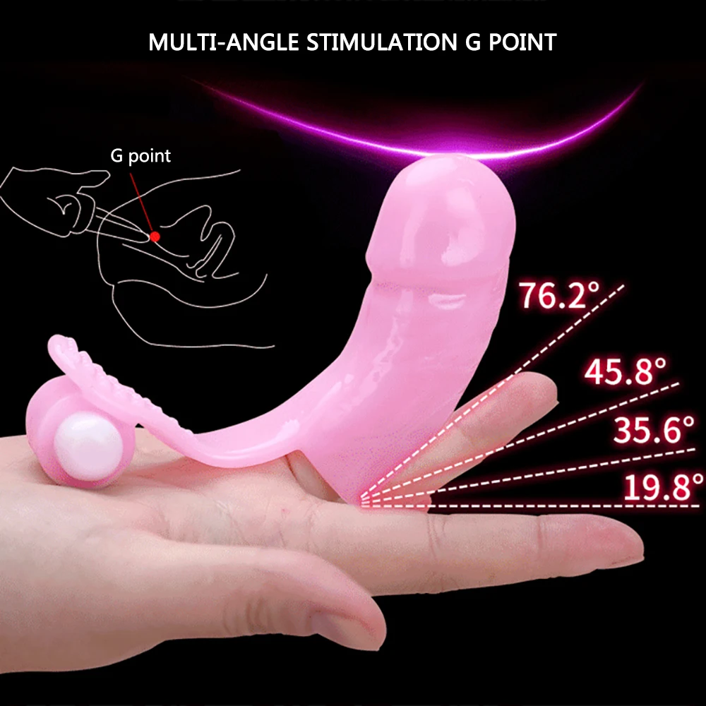 G Spot Degetul Cap Vibrator Vibrator Pentru Femei Penis Extender Maneca Vagin Jucarii Sex Mașină Stimulator Clitoris Sex Feminin Masturbator
