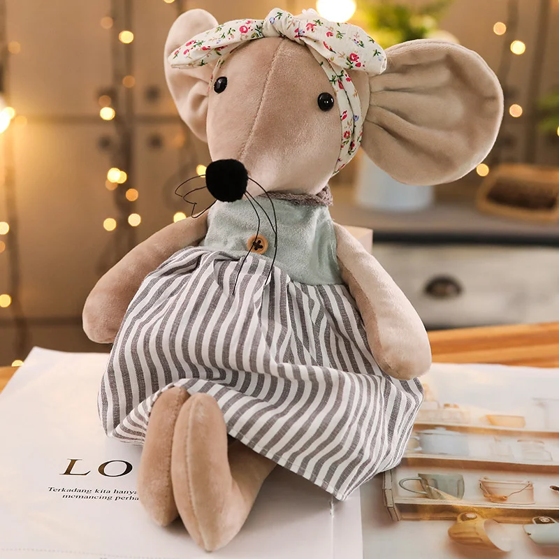 42cm Păpuși Drăguț de Pluș Umplute Animale de Desene animate pentru Copii Jucării pentru Fete pentru Copii de Ziua de nastere Cadou de Crăciun Cuplu Mouse-ul Papusa