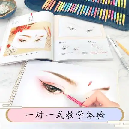 Chineză Stil Vechi Femei Fete Doamne Creion de Culoare Pictura Carte de Frumusete Schiță de Desen de Colorat Carte de Auto-studiu Tutorial Carte