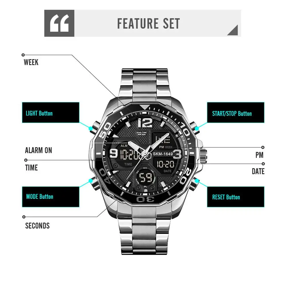 SKMEI 2020 Noua Moda Ceasuri Barbati Brand de Top Ceas Digital Sport Chrono Impermeabil Cuarț Ceas pentru Bărbați Relogio Masculino