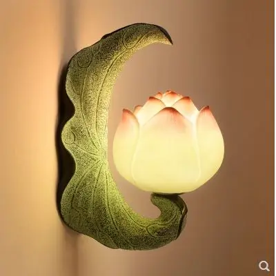 Creativ nou Chinezesc lampă de perete studiu de fundal de perete coridor, culoar de grădină, balcon decor noptiera scări lotus lămpi